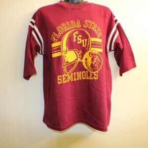 Vintage Florida State Seminoles FSU Helmet Graphic Shirt Artex USA Size M